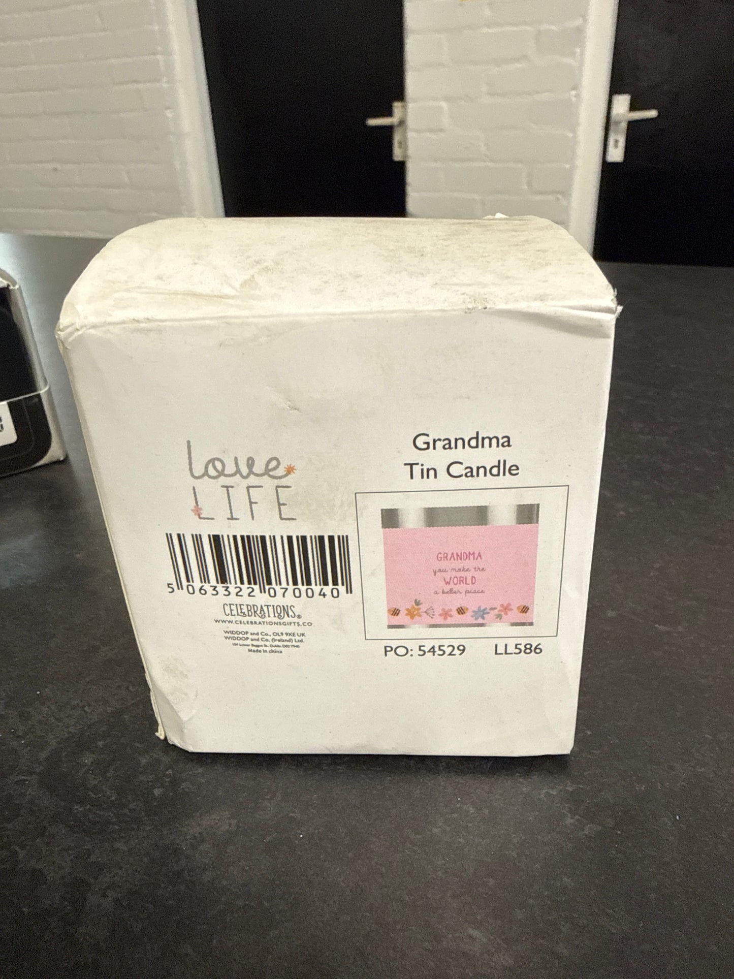 Grandma Tin Candle