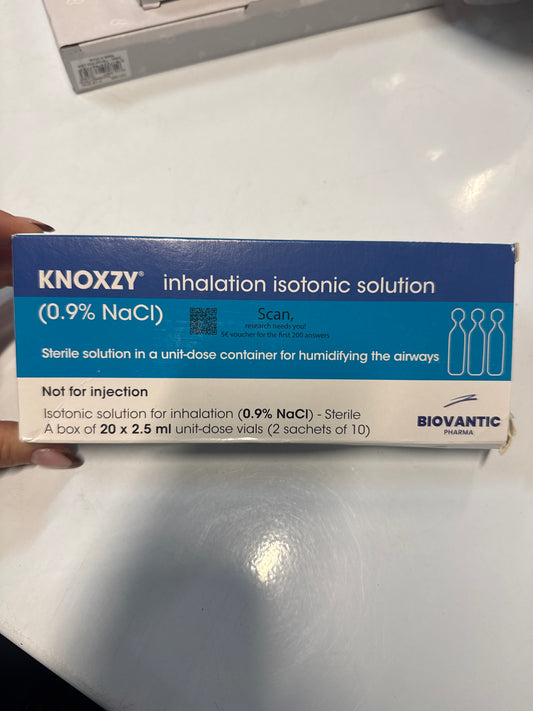 Knoxzy - Inhalation Isotonic Solution (Box of 20x2.5ml)