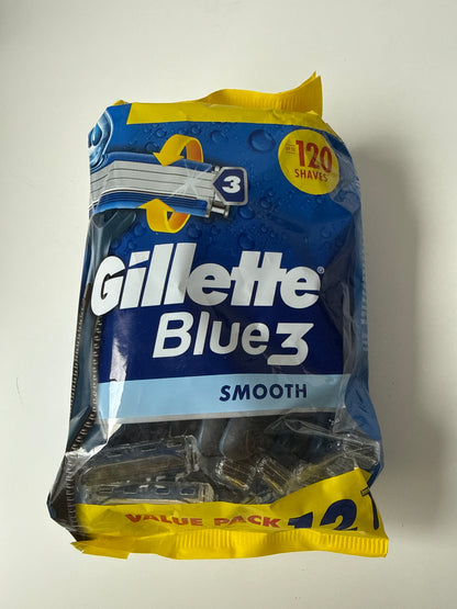 Gillette Blue3 Smooth 12pack