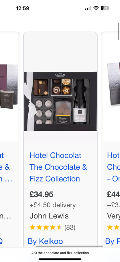 Chocolate And Fizz Collection