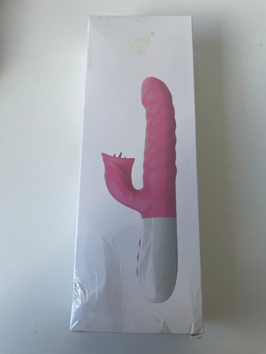 Fox - Pink & white vibrator