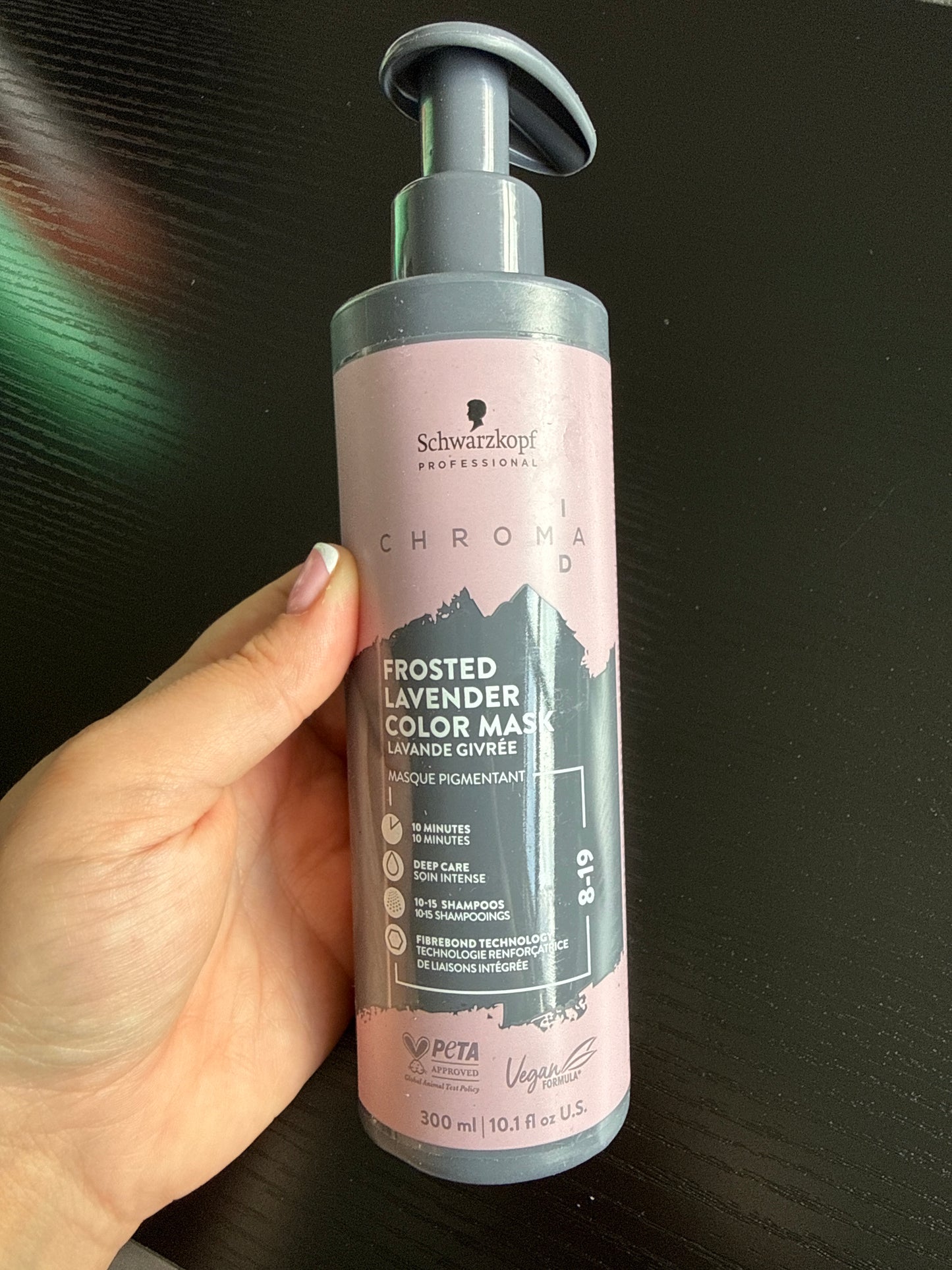 Schwarzkopf Professional Chroma ID Color Mask - Shade: Frosted Lavender 8-19 - 300ml