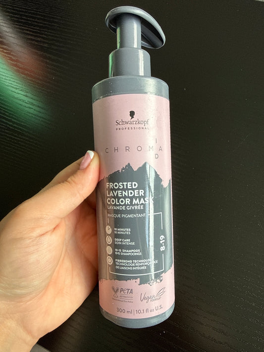 Schwarzkopf Professional Chroma ID Color Mask - Shade: Frosted Lavender 8-19 - 300ml