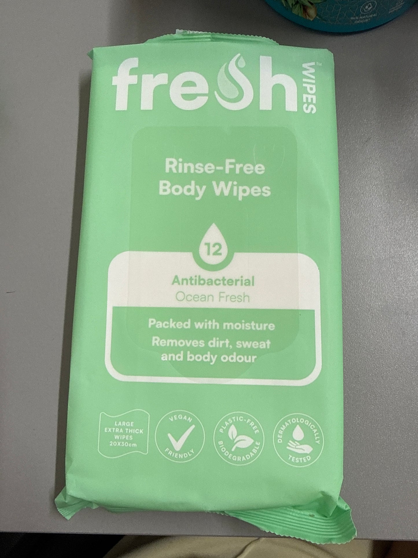 Fresh Wipes - Rinse-Free body wipes - Ocean Fresh