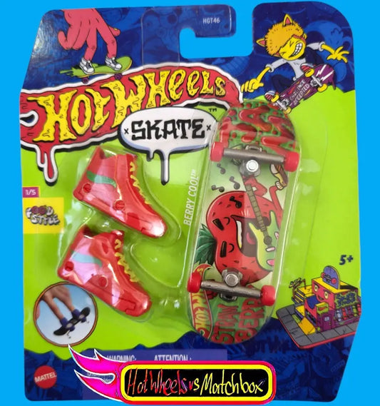 Hot Wheels Skate Food Style 1/5 Berry Cool Skate FingerBoard