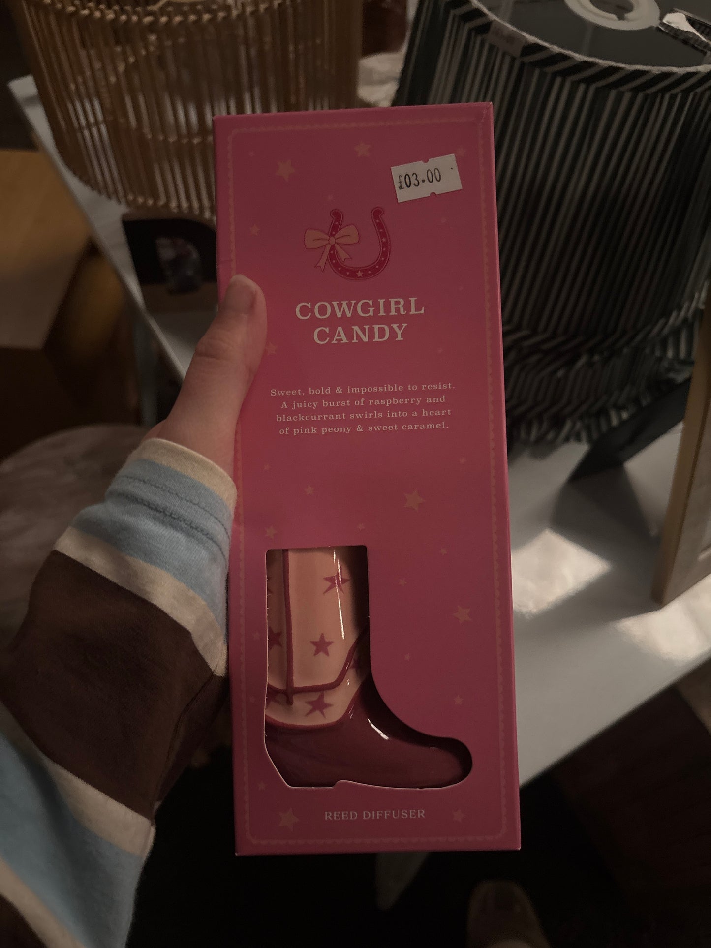 Cowgirl candy reed diffuser