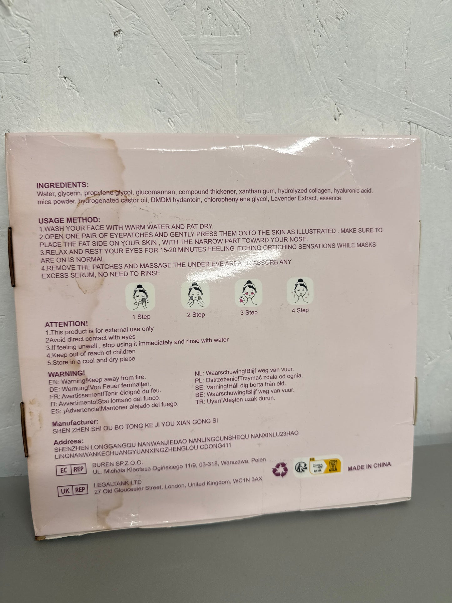 LOPHE 30 Pairs Under Eye Patches