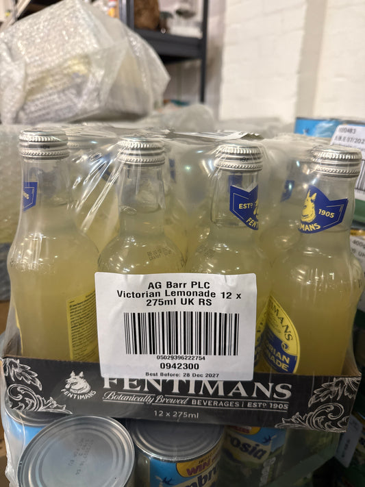 AG Barr PLC Victorian Lemonade 12x275ml Bottles *COLLECTION ONLY*