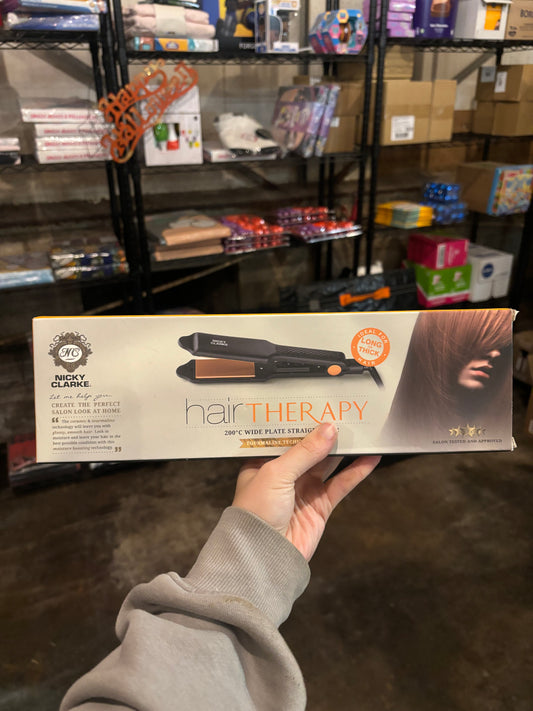 Nicky Clarke Hair Therapy Wide Plate Hair Straightener