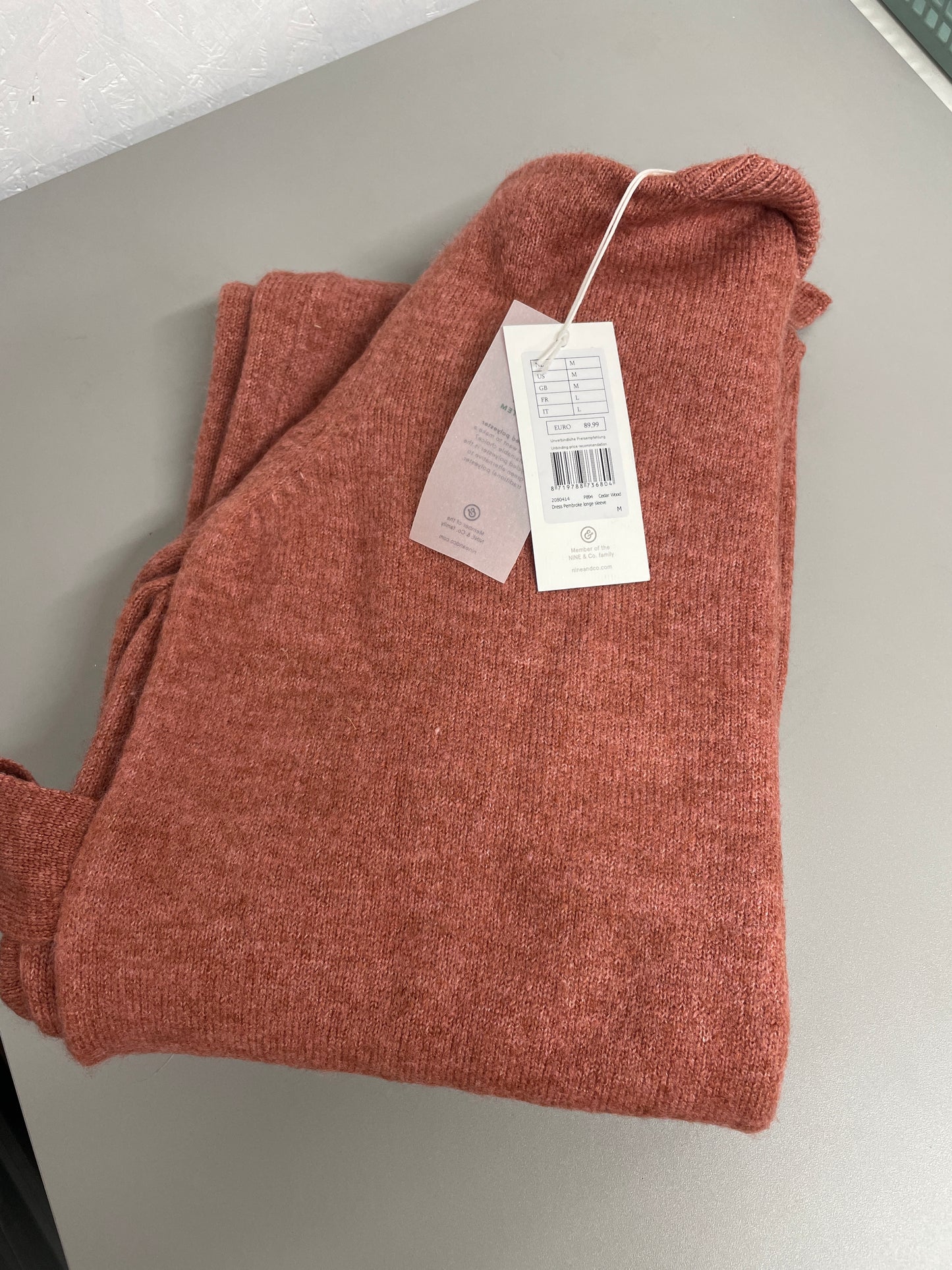 Noppies - Pembroke Long Sleeve Dress - Size M - Cedar Wood