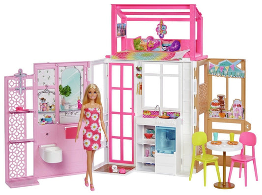 Barbie House & Doll Playset