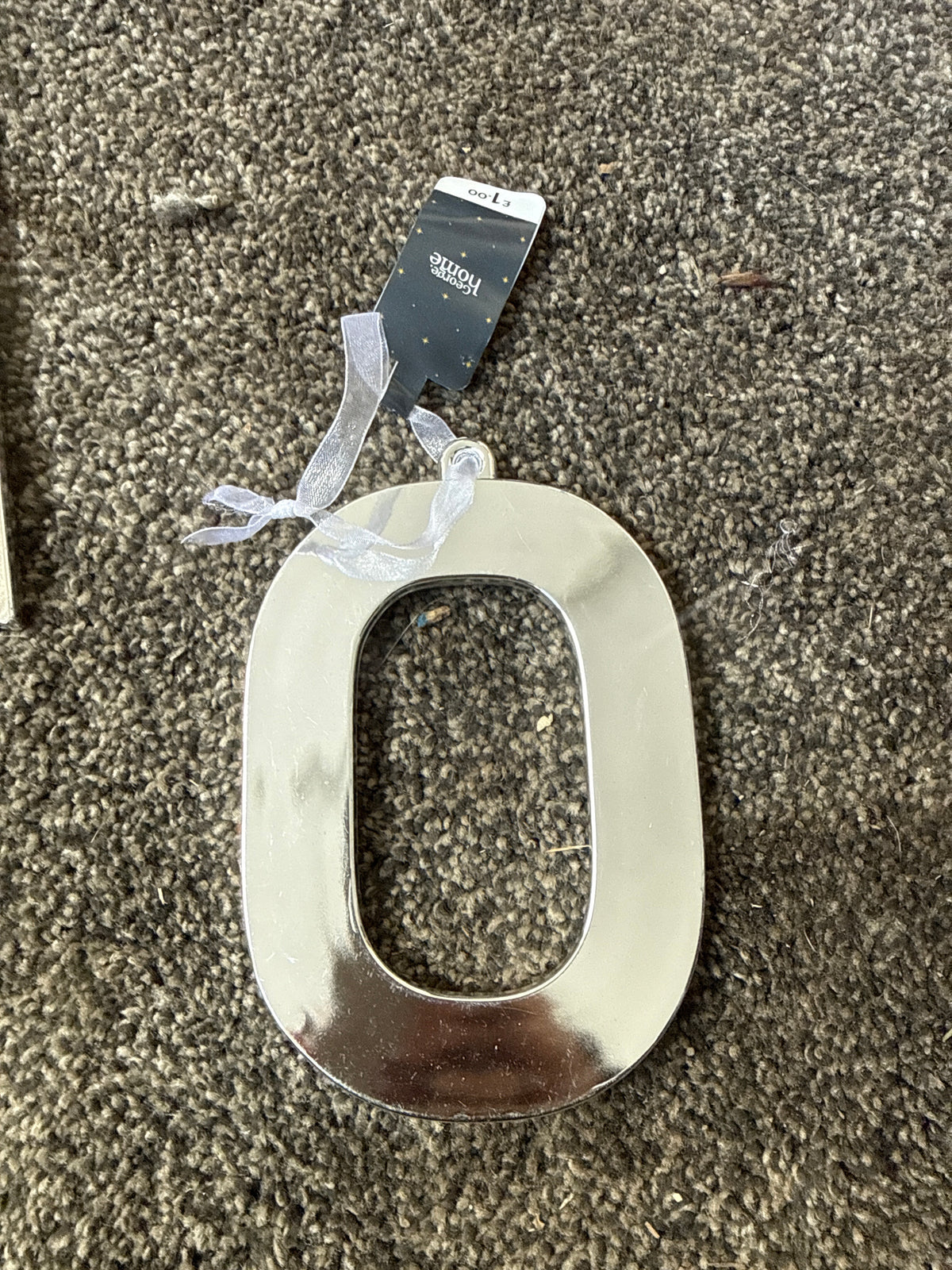 George Home Letter ‘O’ Hanging Bauble *Product does have imperfections*