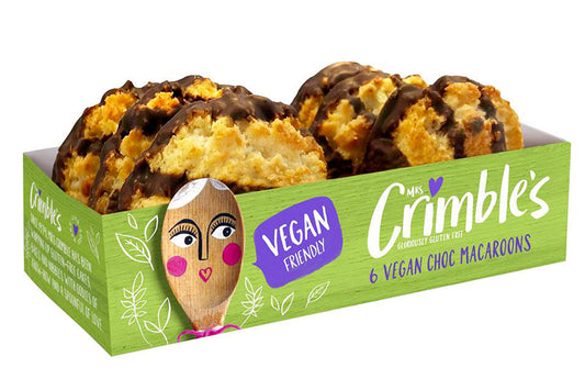 Mrs Crimbles 6pk Vegan Choc Macaroons (GF) x 4