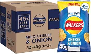 Mild Cheese & Onion 32 x 45g Grabs