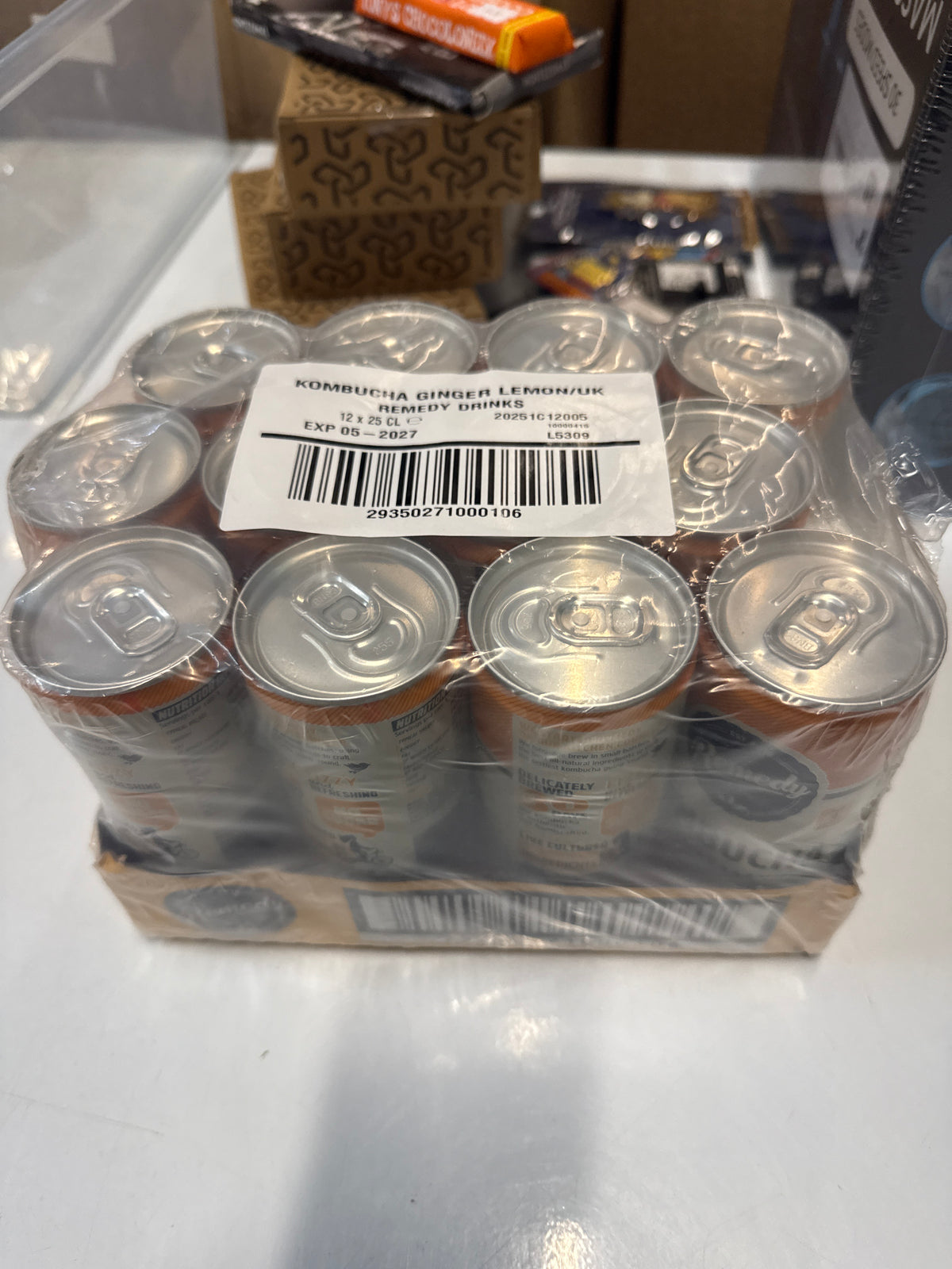 Kombucha Ginger Lemon 12pk