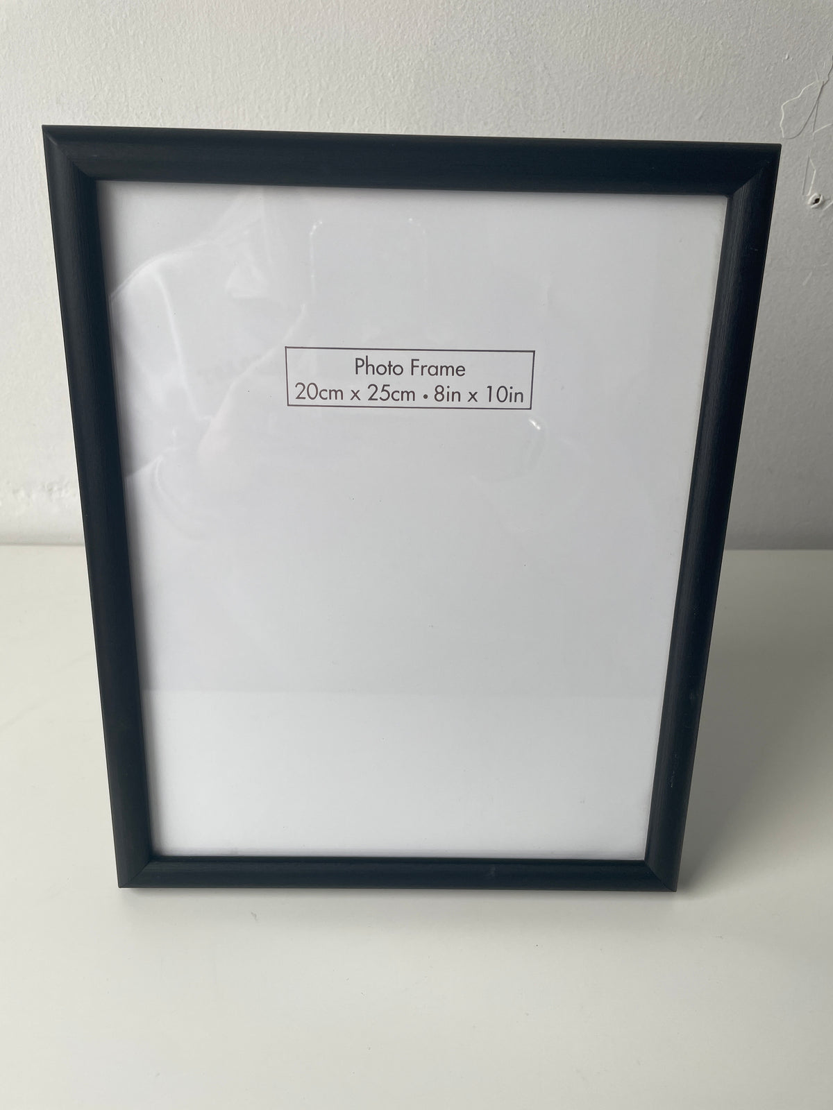 Black wooden effect photo frame - 8”x10”