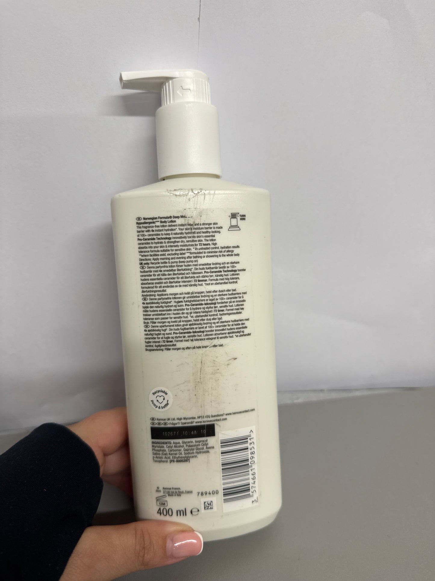 Neutrogena Deep Moisture Body Lotion - 400ml