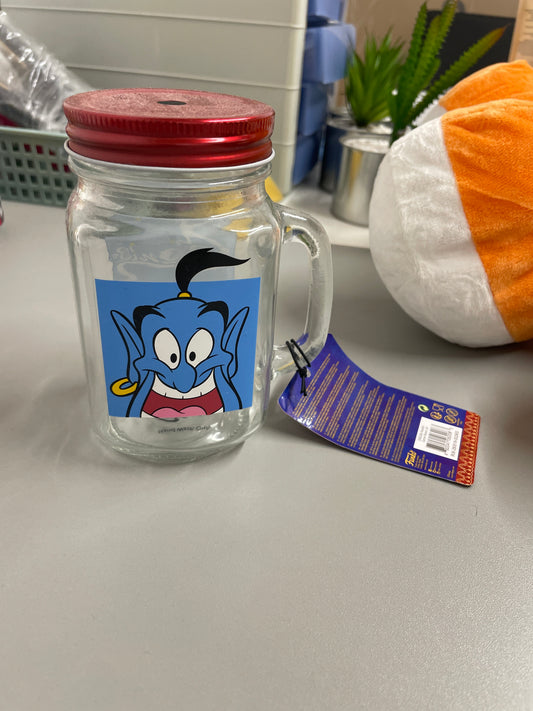 Disney Aladdin Mason Jar *No Straw*