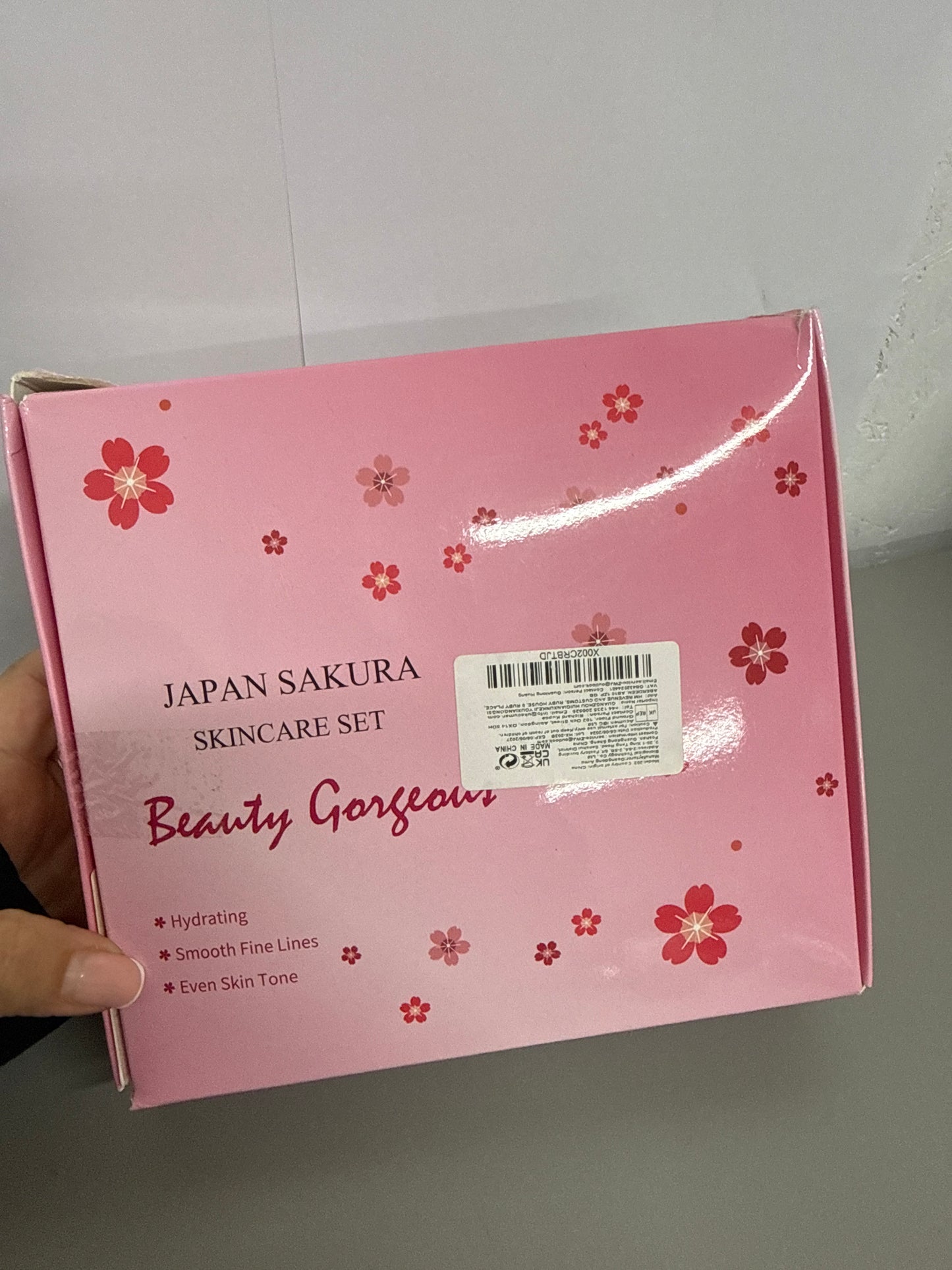 Japan Sakura Skincare Set. 20 x Eye Masks, 20 x Lip Masks