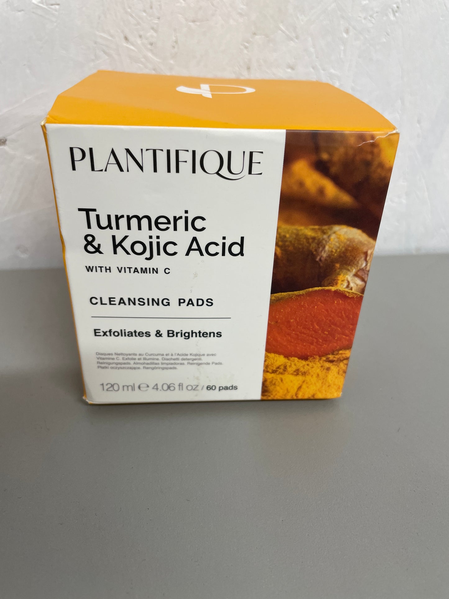Plantifique - Turmeric & Kojic Acid With Vitamin C Cleansing Pads - 60 pads