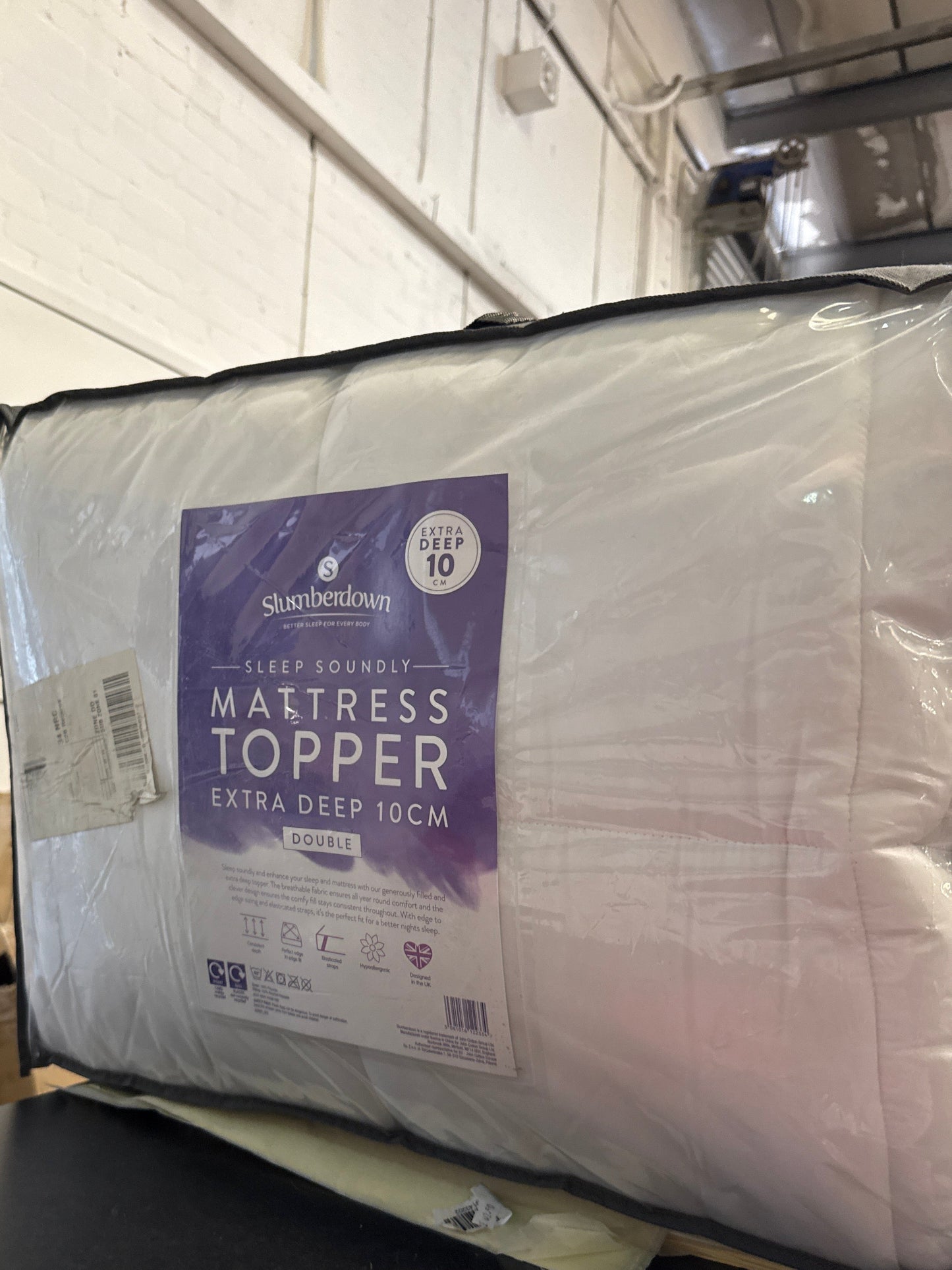 Slumberdown sleep soundly mattress topper double