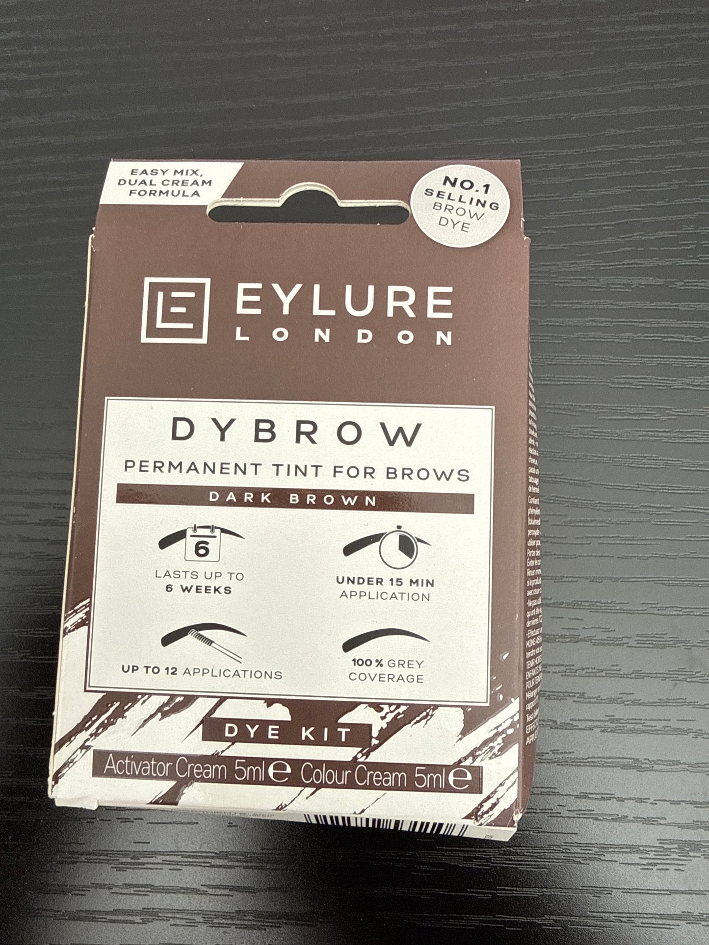 Eylure London - Dybrow Dark Brown Eyebrow Tint