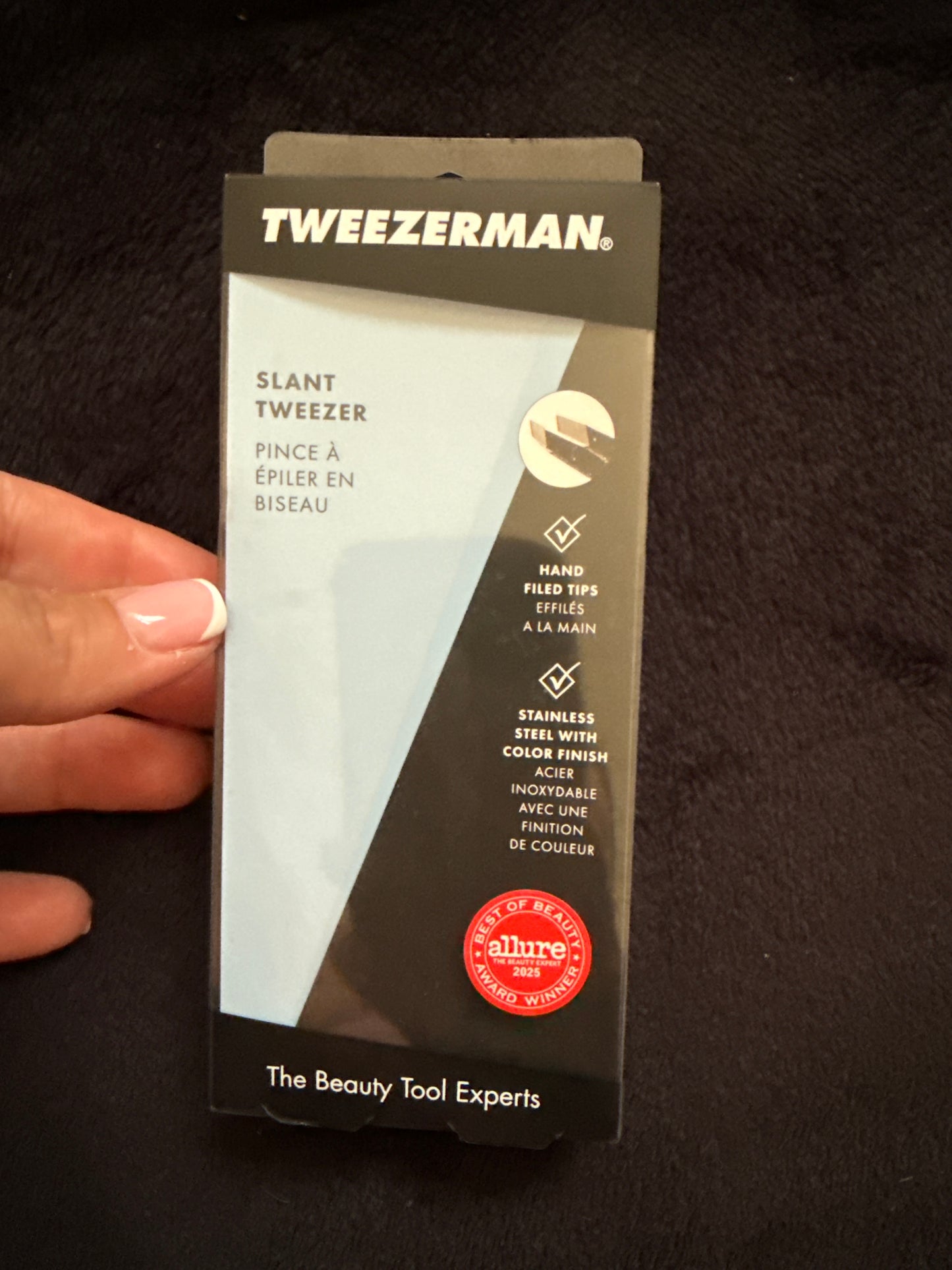 Tweezerman - Dusted Onyx Slant Tweezer