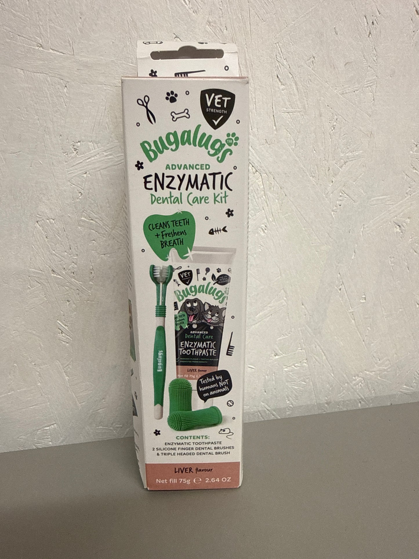 Bugalugs - Enzymatic Dental Care Kit For Pets - Liver Flavour