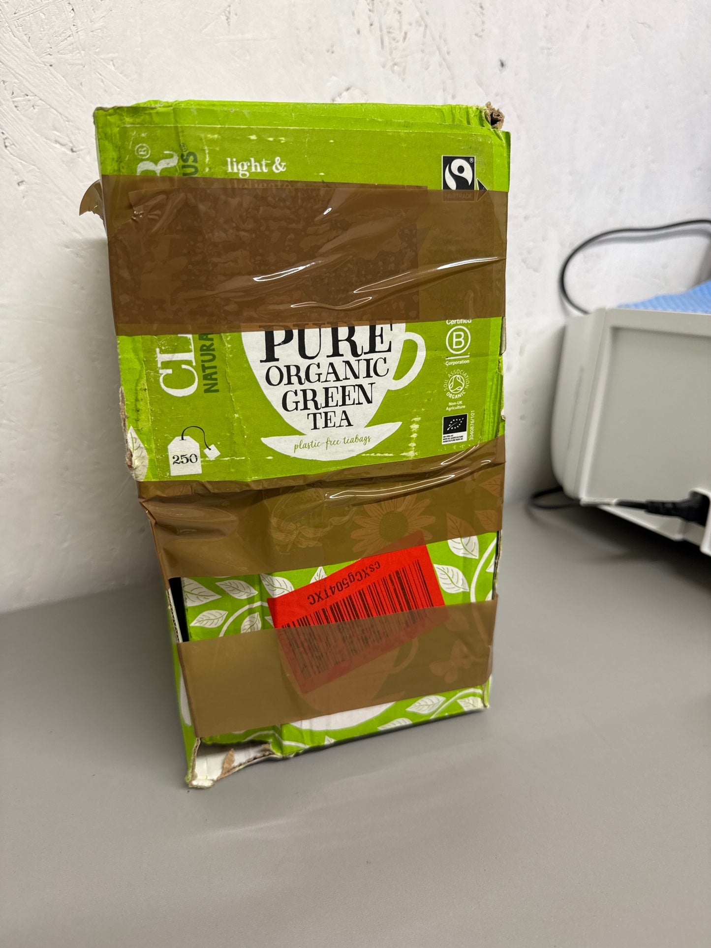 Clipper Pure Organic Green Tea - 250 Tea Bags