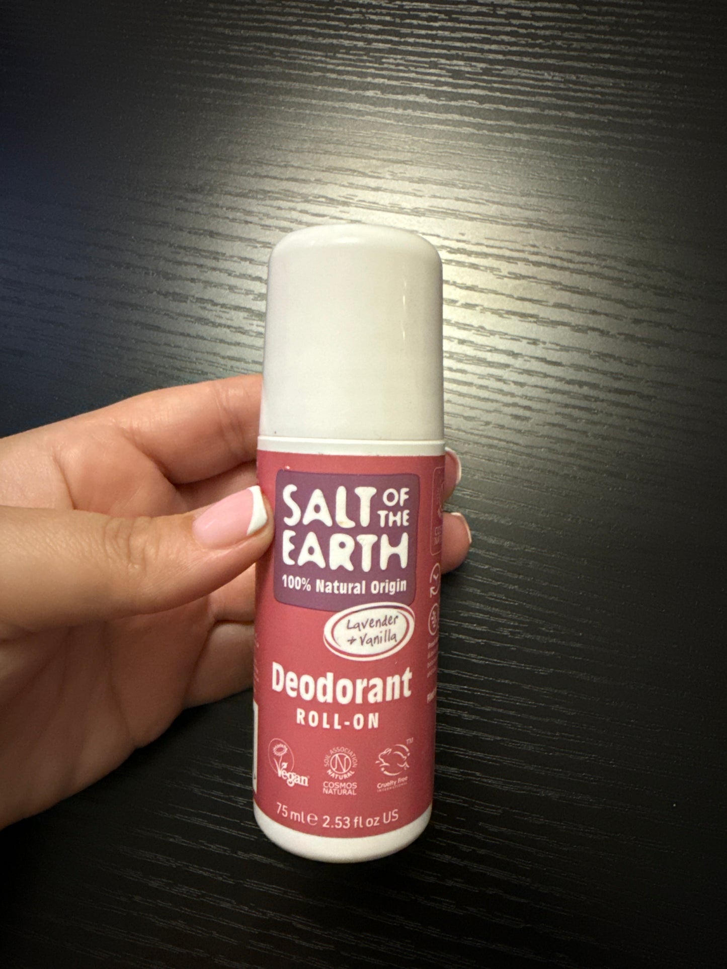Salt of the Earth - Natural Deodorant Roll On - Lavender & Vanilla - 75ml