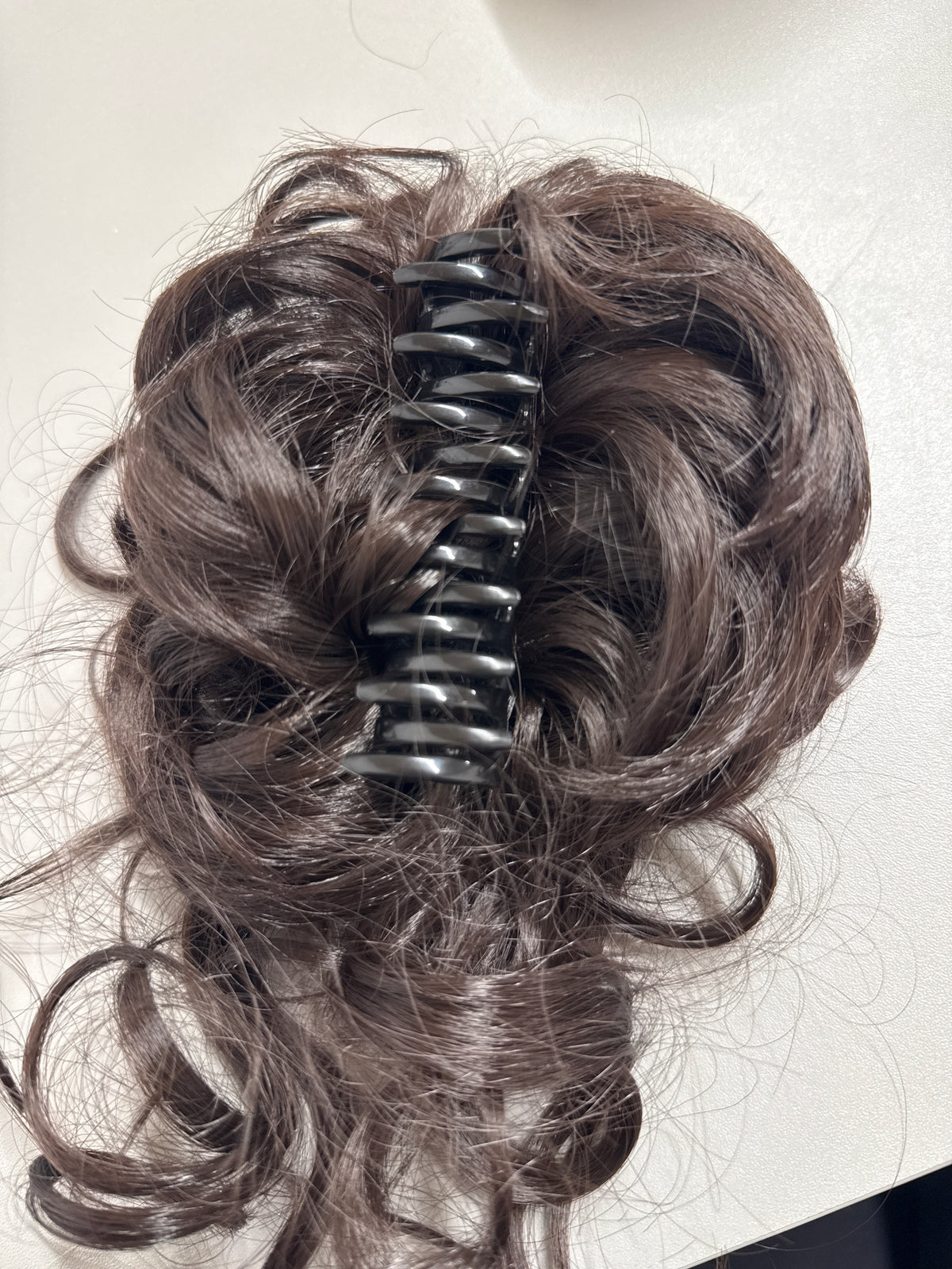 Brown Clip On Bun Hair Piece