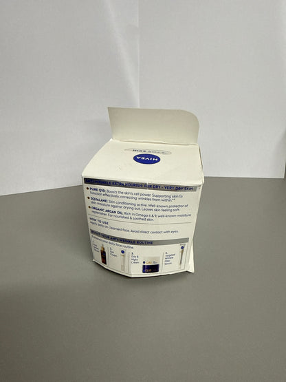 NIVEA Q10 Anti-Wrinkle Extra Nourish Deep Restoring Day Cream SPF15 50ml