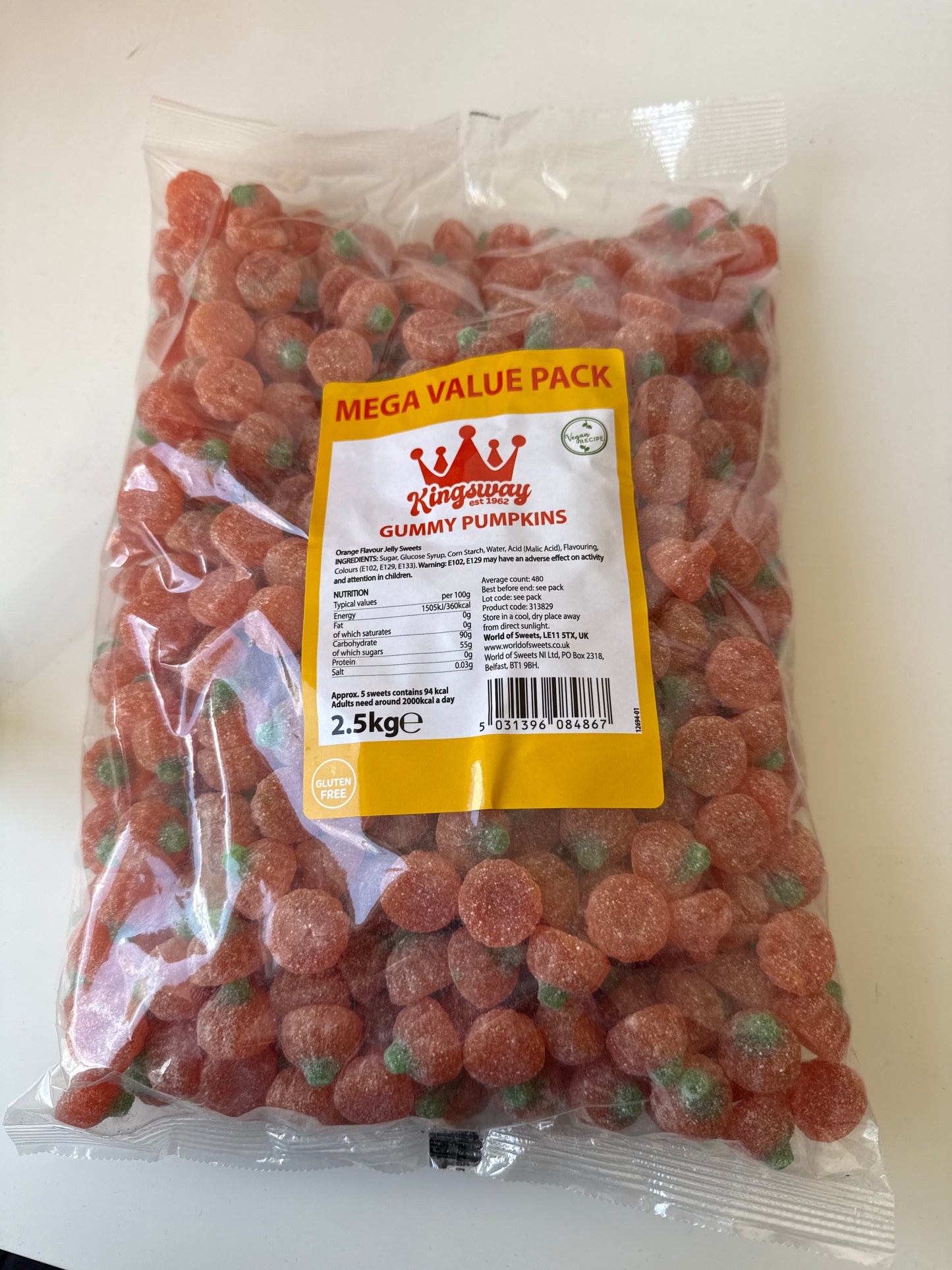 Gummy Pumpkins 2.5kg