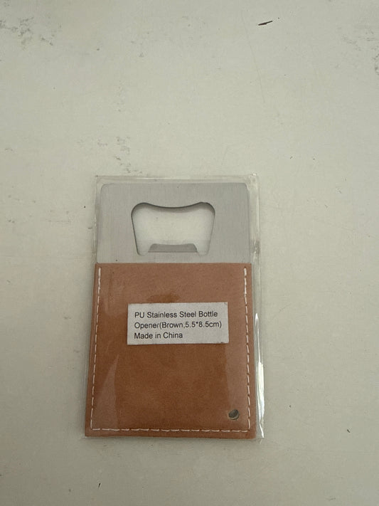 Stainless steel bottle opener