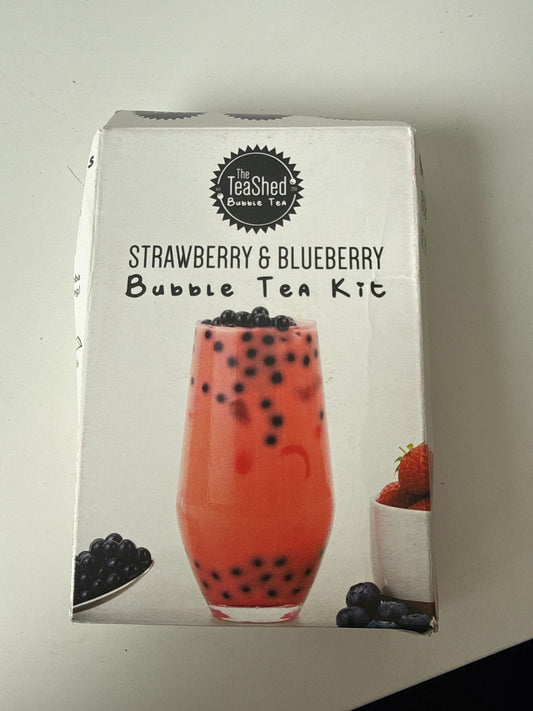 The Tea Shed - Bubble Tea Kit Strawberry & Blueberry