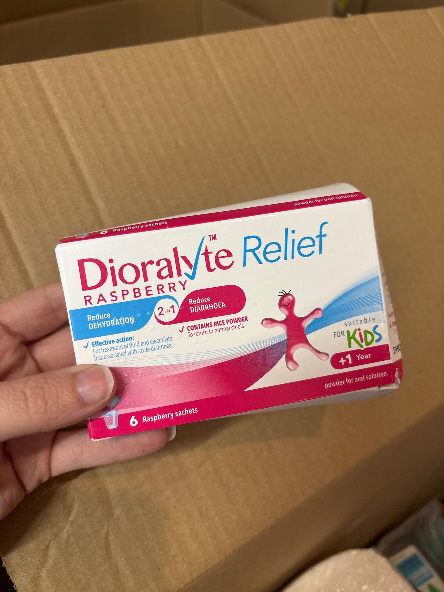 Dioralyte Relief Raspberry for kids