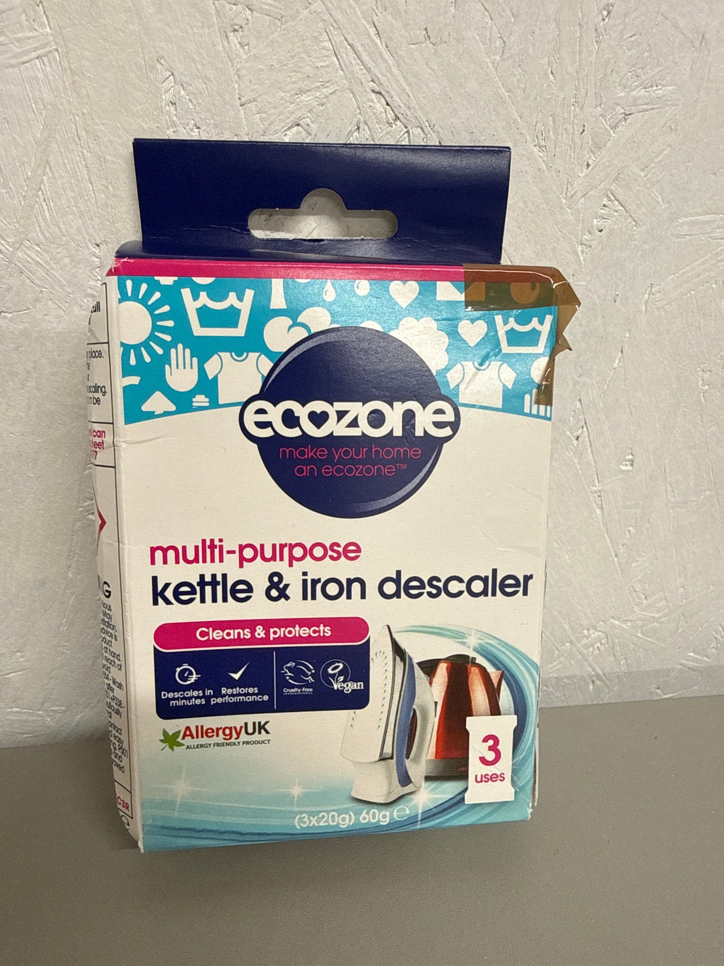 Ecozone Multipurpose Kettle & Iron Descaler - 3 Sachets