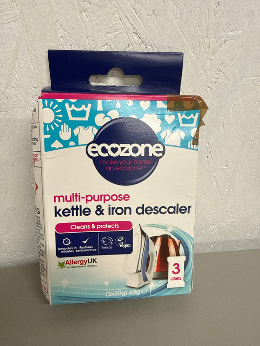 Ecozone Multipurpose Kettle & Iron Descaler - 3 Sachets