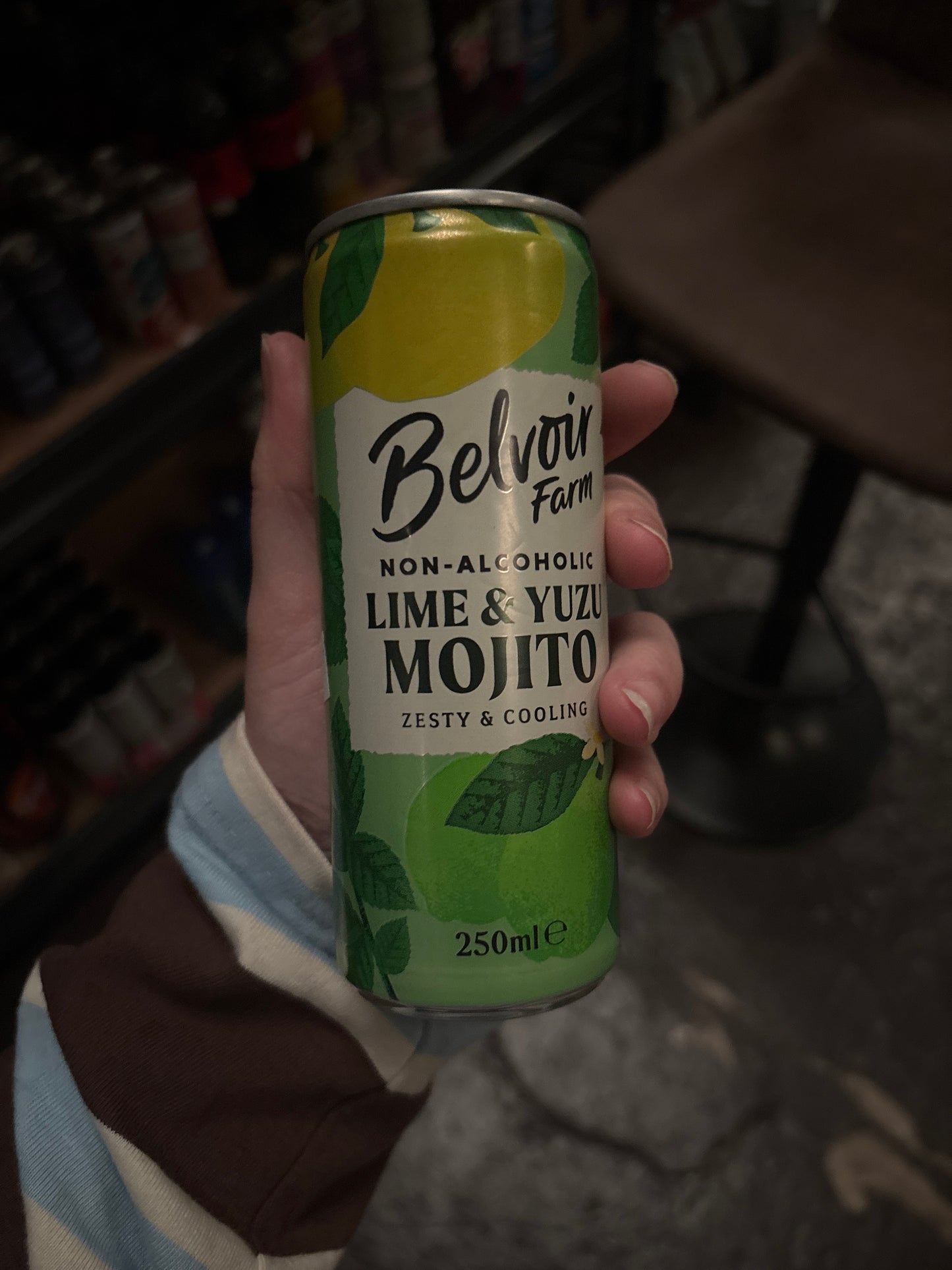 Belvoir farm lime and yuzu mojito