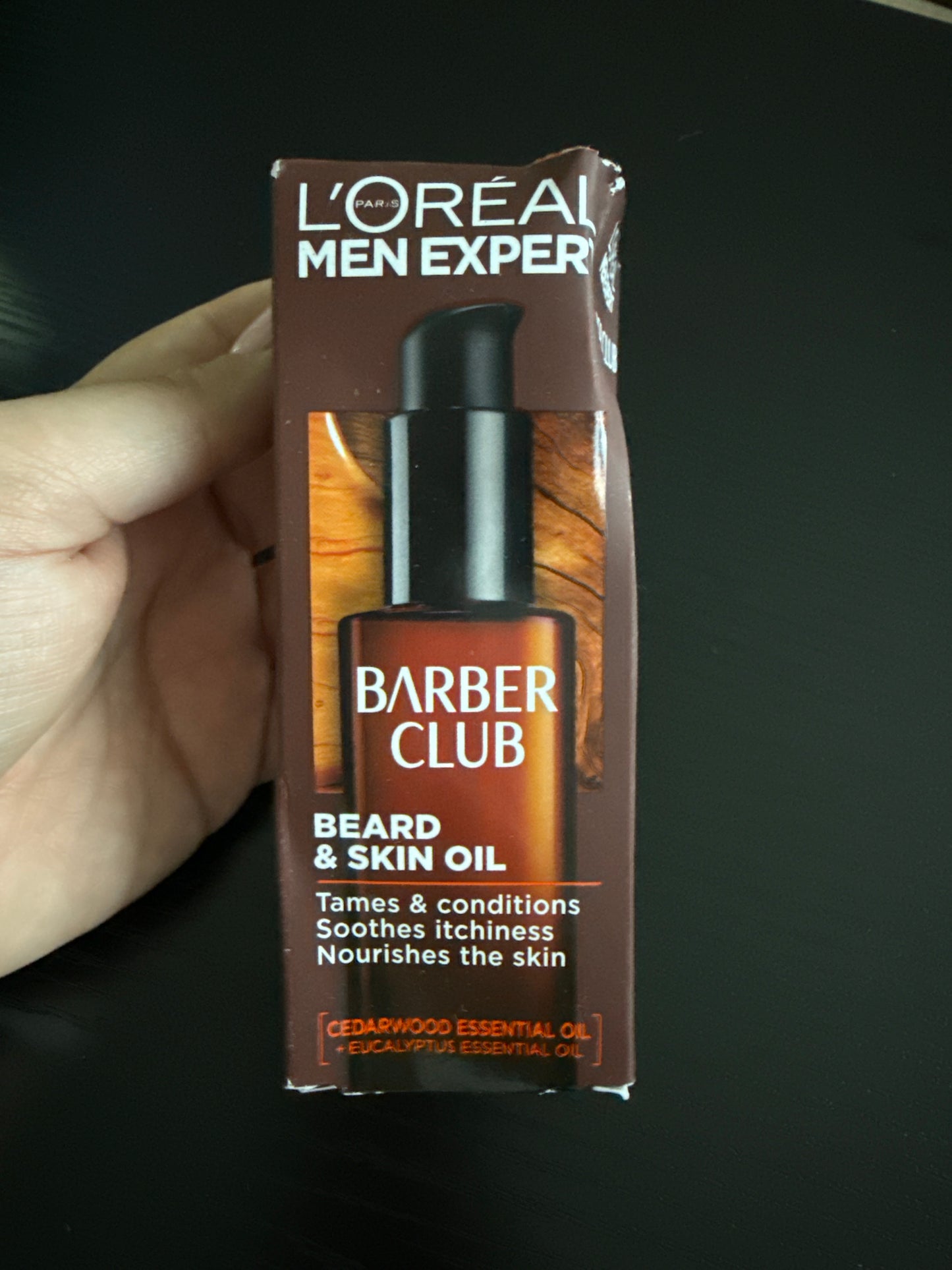 L'Oréal Men Expert Barber Club Beard & Skin Oil With Cedarwood Essential Oil 30ml
