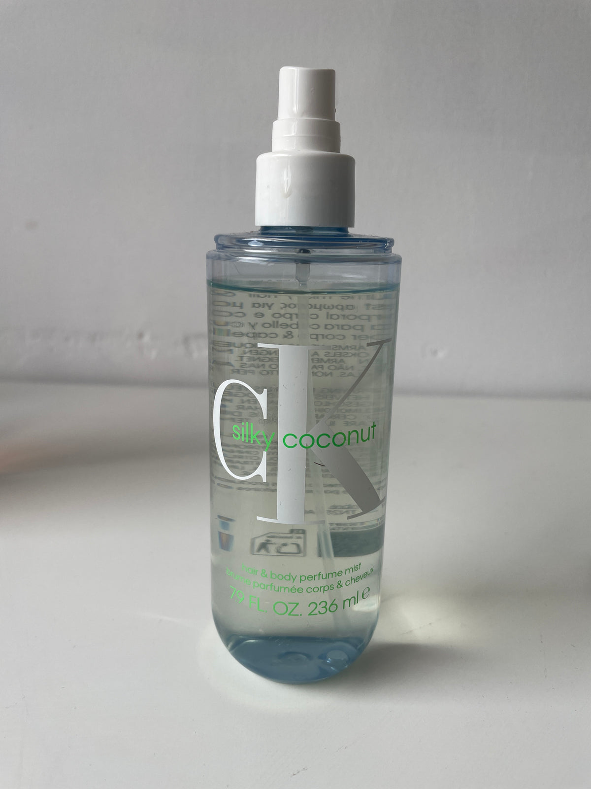 Calvin Klein Silky Coconut Hair & Body Perfume Mist 236ml *No Lid*