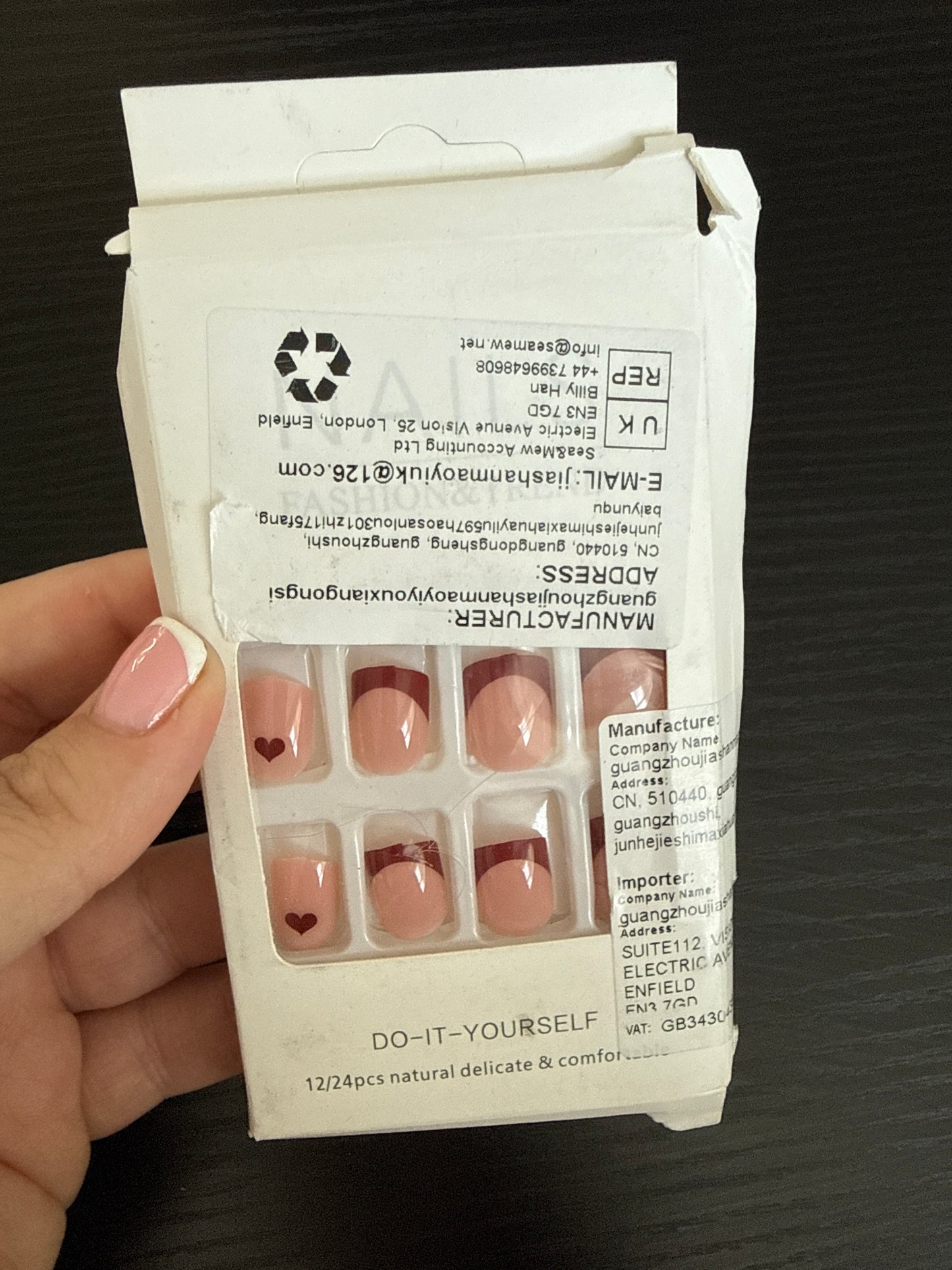 DIY stick on nails