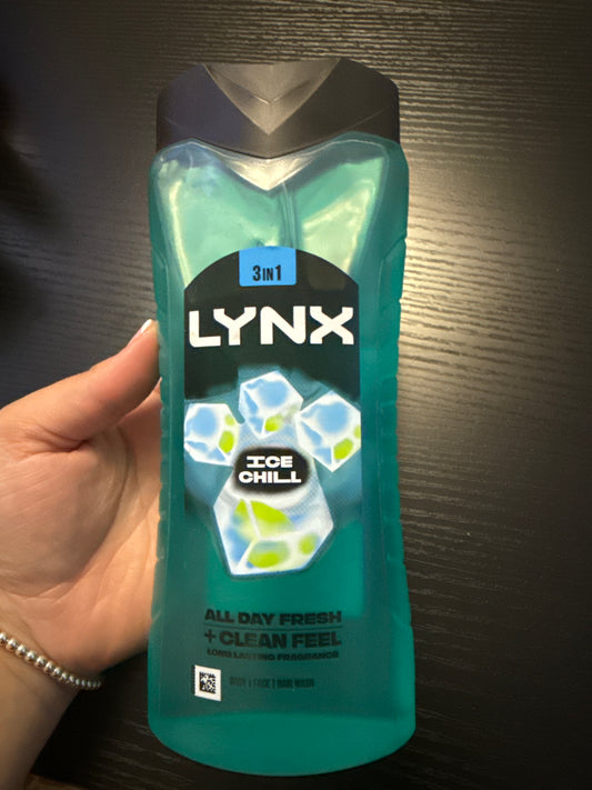 Lynx Ice Chill 3-in-1 Body Wash - 500ml