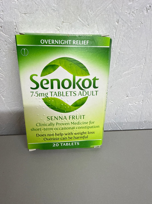 Senokot - 7.5mg Tablets Adult (20 Tablets)