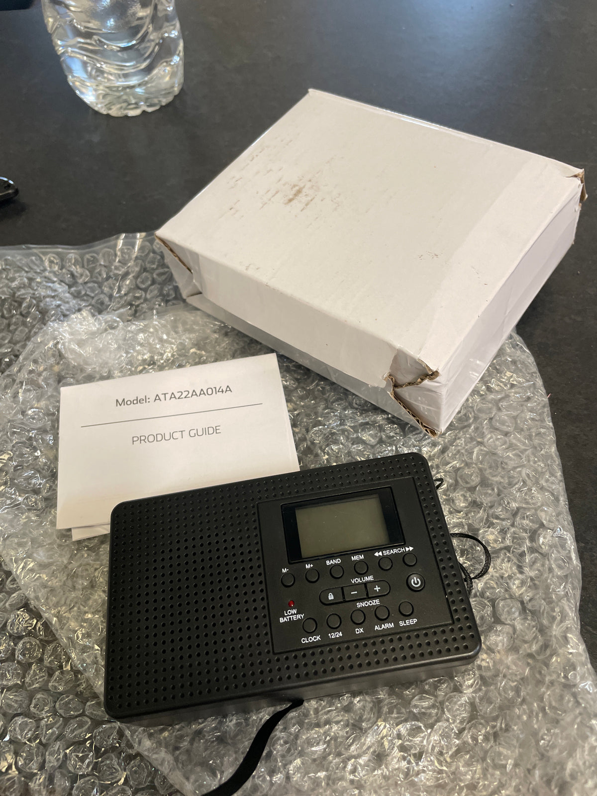 Asda tech battery powered radio