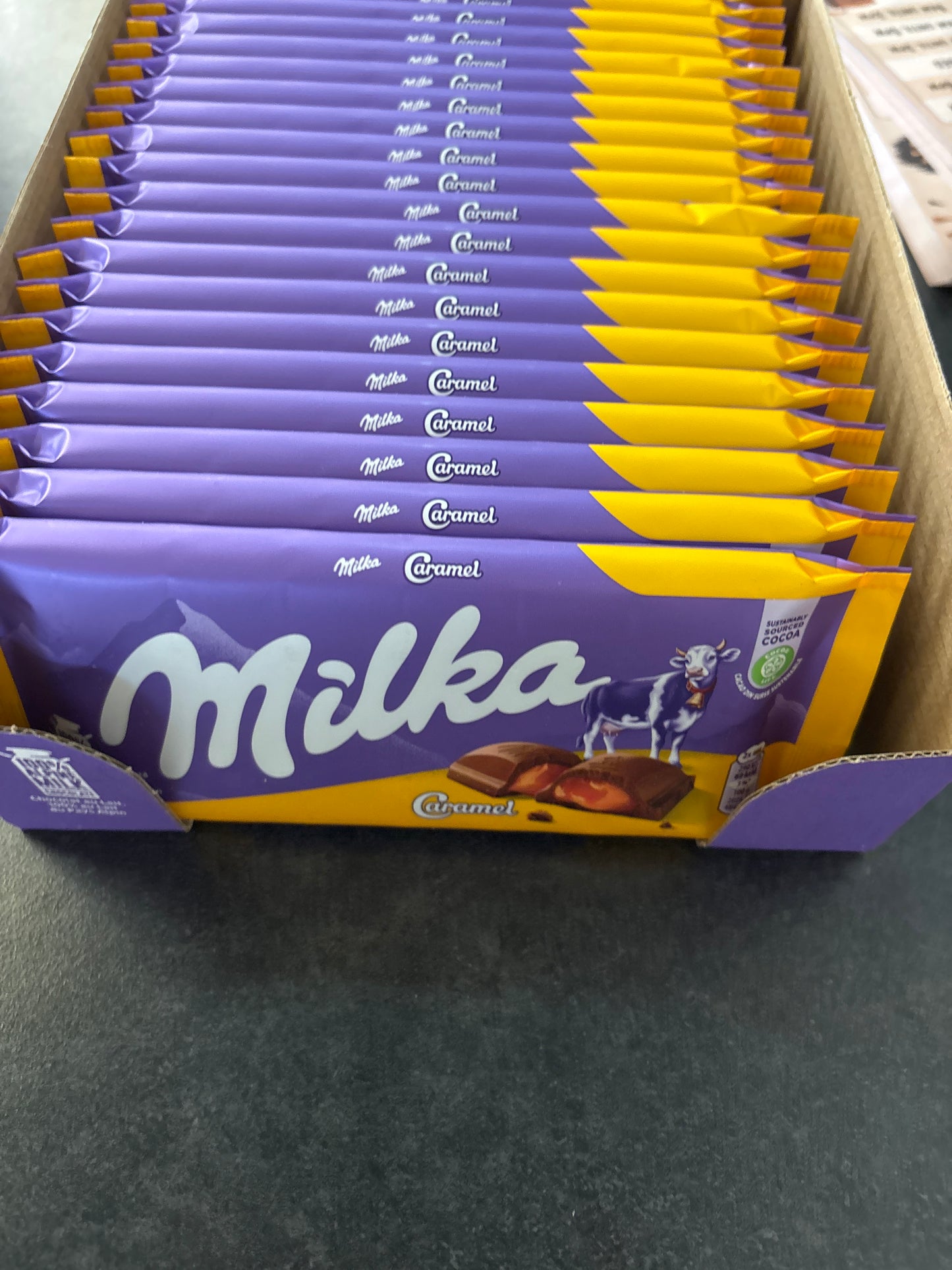 Milka caramel