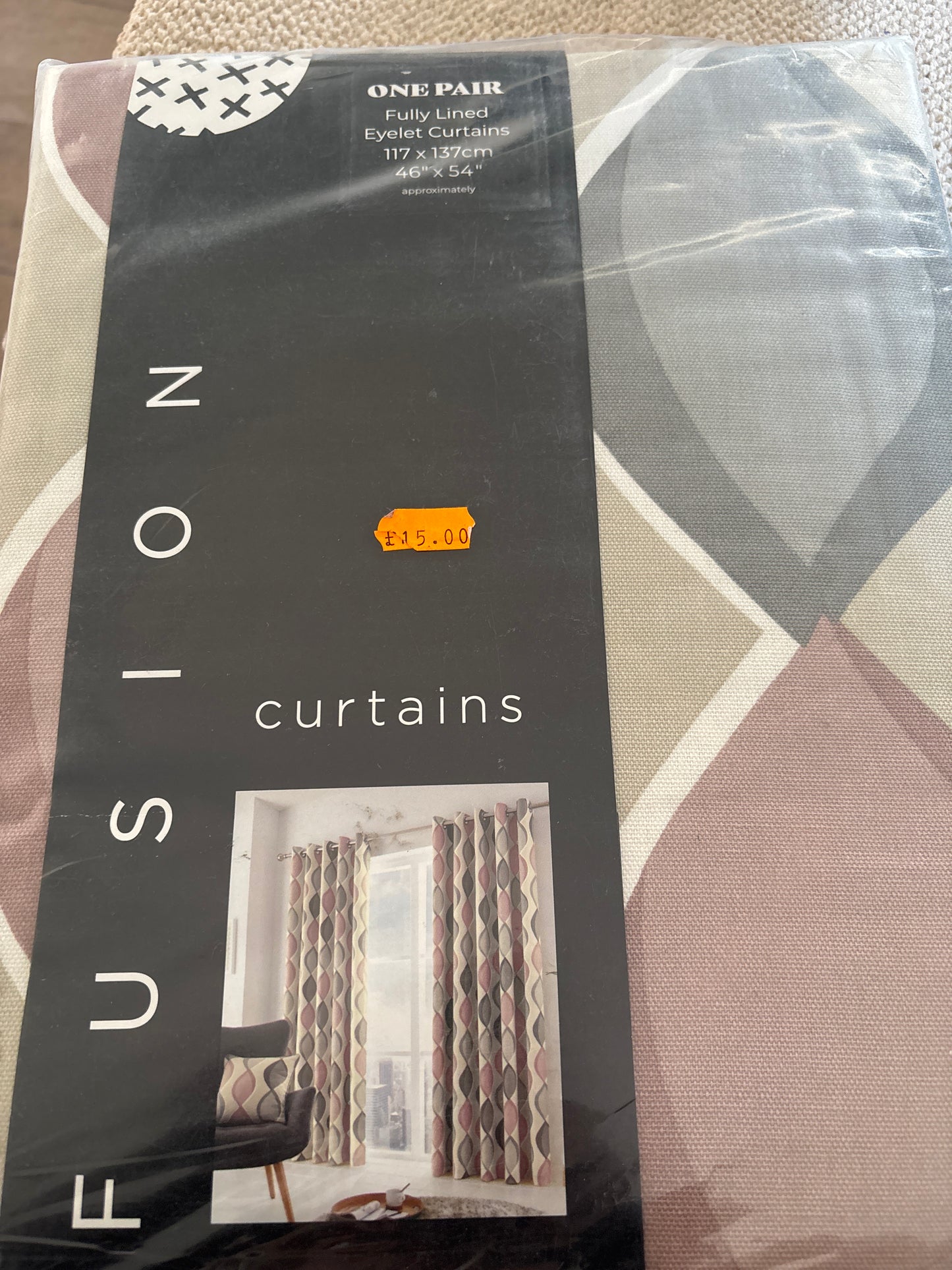 Fusion Curtains 117 x 137cm