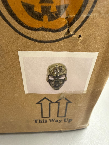 Box of 6 Green skull masks