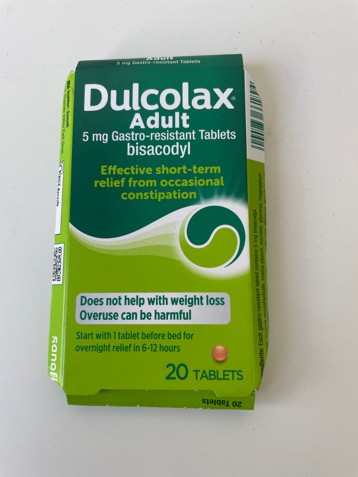 Dulcolax Adult - 20 Tablets