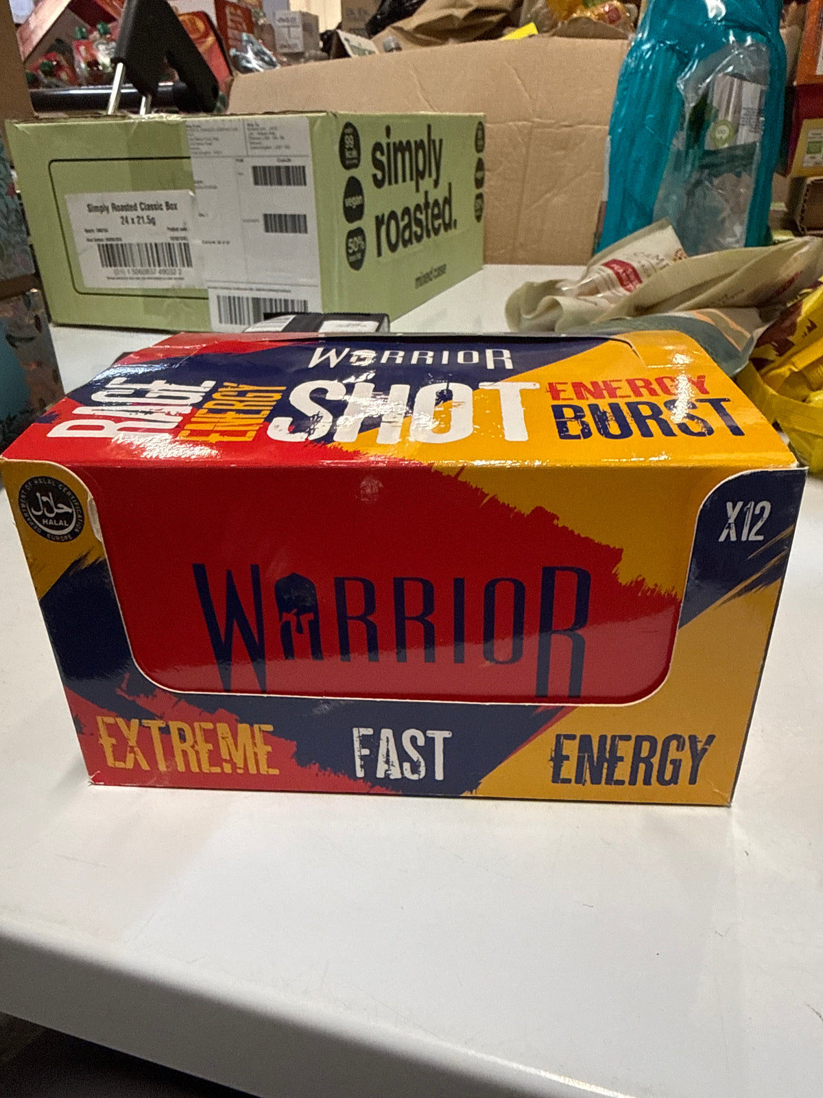 Pack of 12 Warrior Rage Energy Shot